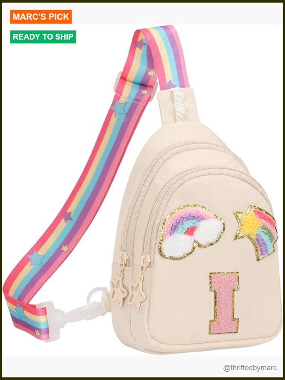 Personalized Sling Bag Crossbody Belt Bag Multi-Way Wear Nylon
